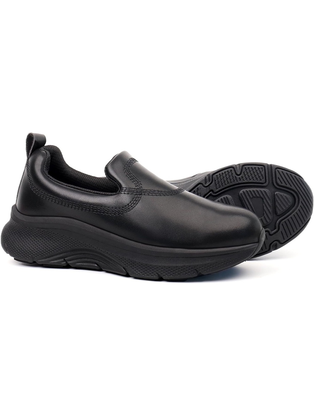 Hawkwell Women’s Slip-On Athletic Loafers in Black